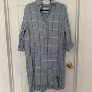 Amour Vert blue shirt dress